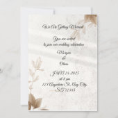 carte d'invitation (Devant)