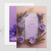 Carte d'invitation (Devant / Derrière)