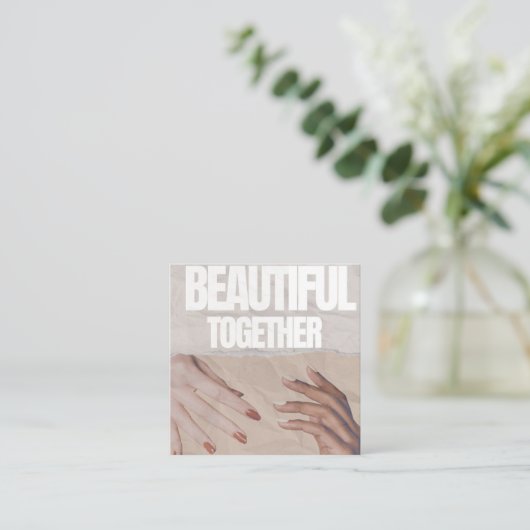 Carte d'invitation (Debout devant)