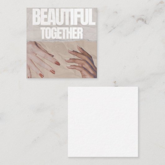 Carte d'invitation (Devant / Derrière)