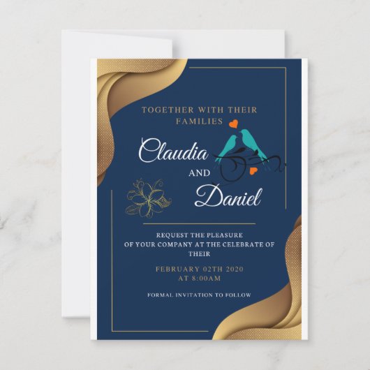 carte d'invitation (Devant)