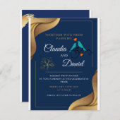 carte d'invitation (Devant / Derrière)