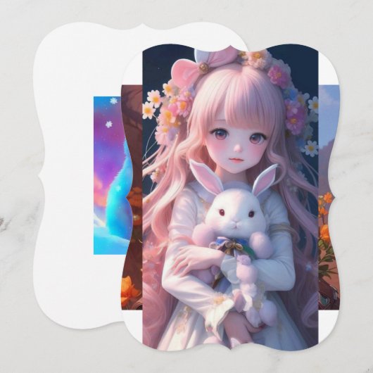 Carte d'invitation (Devant / Derrière)