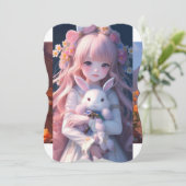 Carte d'invitation (Debout devant)