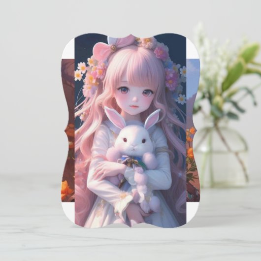 Carte d'invitation (Debout devant)