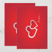 Carte d'invitation (Devant / Derrière)