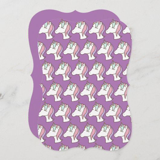 Carte d'invitation (Devant / Derrière)