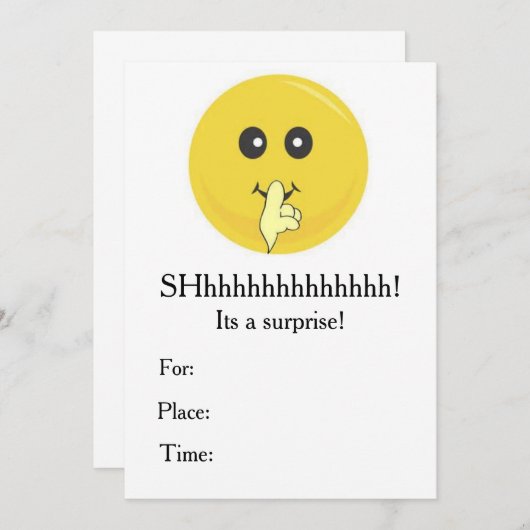  Carte d'invitation (Devant / Derrière)