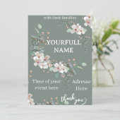 carte d'invitation (Debout devant)