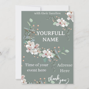 carte d'invitation