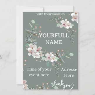carte d'invitation