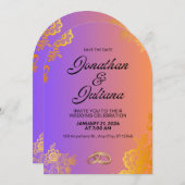 carte d'invitation (Devant / Derrière)