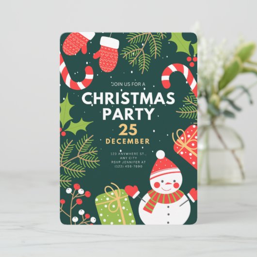 Carte d'invitation (Debout devant)