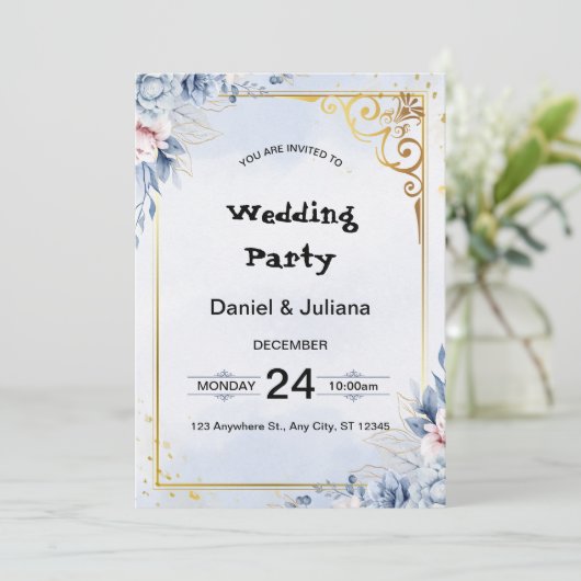 CARTE D'INVITATION (Debout devant)