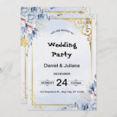 CARTE D'INVITATION (Devant / Derrière)