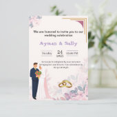 carte d'invitation (Debout devant)