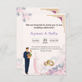 carte d'invitation (Devant / Derrière)