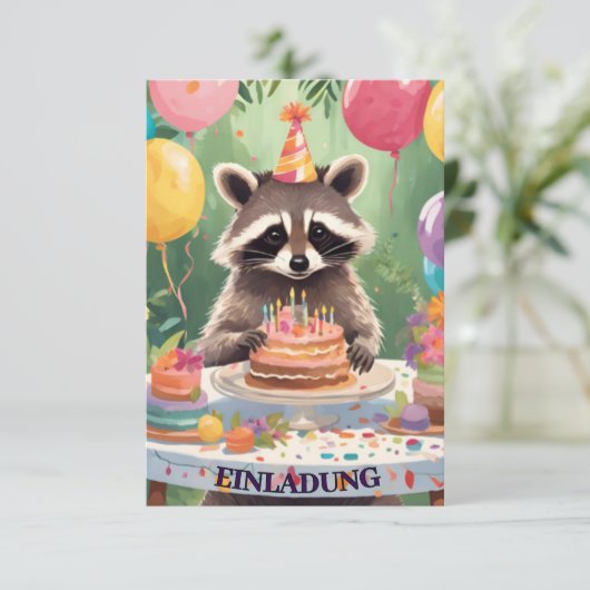 Carte d'invitation (Debout devant)