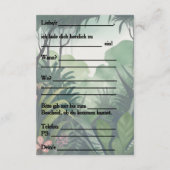 Carte d'invitation (Dos)