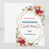 CARTE D'INVITATION (Devant / Derrière)