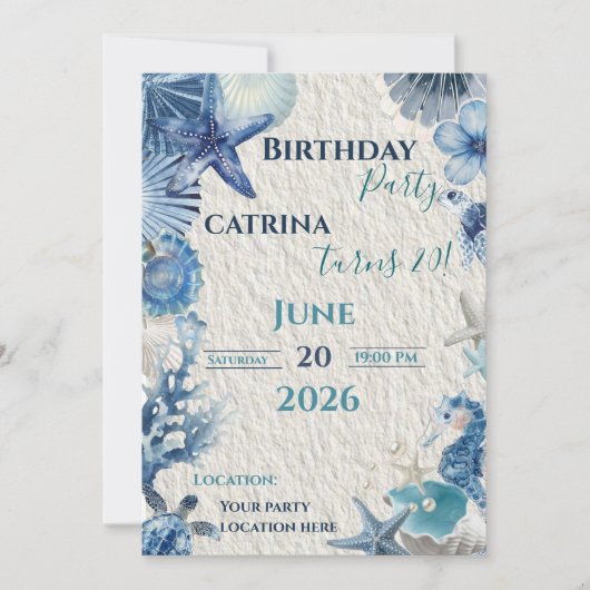 Carte d'invitation (Devant)