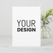 Carte d'invitation 5x7 (Debout devant)