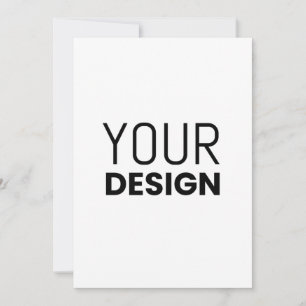 Carte d'invitation 5x7