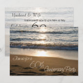 Carte d'invitation 60e anniversaire de Vague au co (Devant / Derrière)