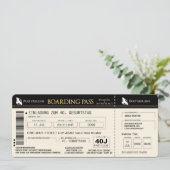 carte d'invitation à 40 ans (Debout devant)