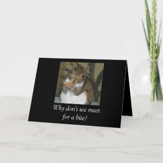 Carte d'invitation à déjeuner "été"