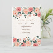 carte d'invitation à désherber (Debout devant)