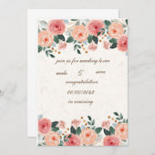 carte d'invitation à désherber (Devant / Derrière)