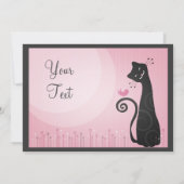 Carte d'invitation à Kitty (Dos)