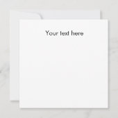 Carte d'invitation à la célébration de diplôme de (Dos)