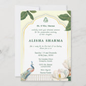 Carte d'invitation à la cérémonie du premier riz d (Devant)