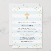 carte d'invitation à la première communion sainte  (Devant)