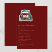 Carte d'invitation à la réception de décoration de (Devant / Derrière)