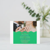 Carte d'invitation à la réception de mariage (Debout devant)