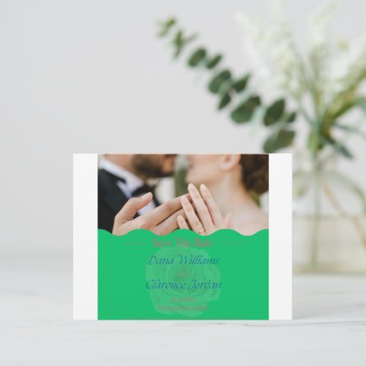 Carte d'invitation à la réception de mariage (Debout devant)