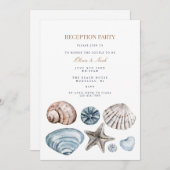 Carte d'invitation à la réception Tropical Beach S (Devant / Derrière)