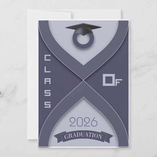 Carte d'invitation à la remise des diplômes de la (Devant)