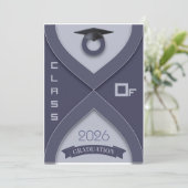 Carte d'invitation à la remise des diplômes de la (Debout devant)