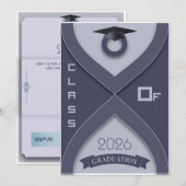 Carte d'invitation à la remise des diplômes de la (Devant / Derrière)
