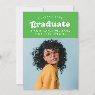 CARTE D'INVITATION À LA RÉUSSITE DIPLÔME MODERNE
