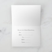 Carte d'invitation à l'activité - Vous êtes invité (Intérieur)