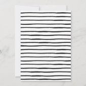 Carte d'invitation à l'ananas tropical (Dos)