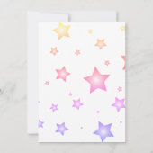 Carte d'invitation à l'anniversaire de ballon pour (Dos)