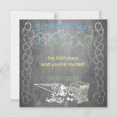 Carte d'invitation à l'inscription scolaire sur un (Recto)