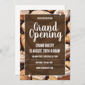 Carte d'invitation à l'ouverture de boulangerie (Devant / Derrière)