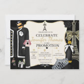 Carte d'invitation à Paris (Devant)